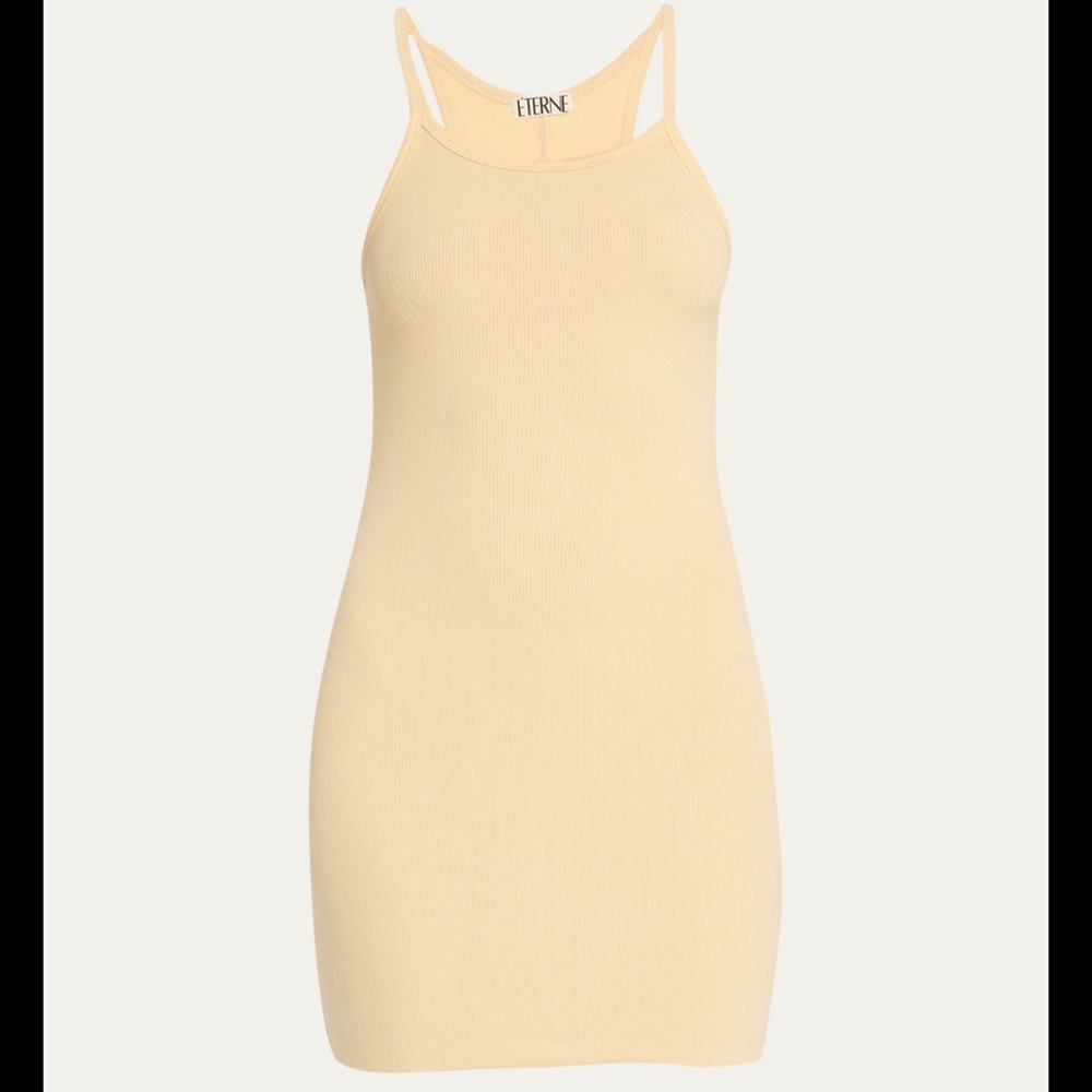 BNWT Eterne Ribbed-Knit Tank Dress